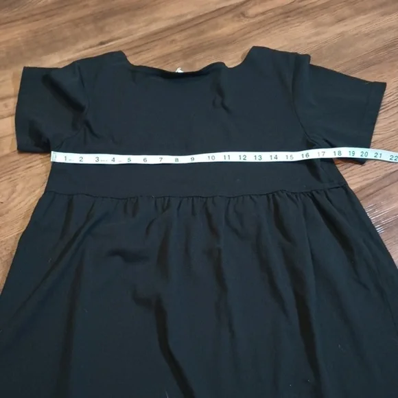 La Blanca Beachwear Mini Black Anchor Coastal Baby Doll Dress A26 - Picture 6 of 6